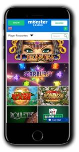 Monster Casino Welcome Bonus Spins Starburst