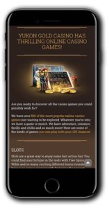 mobile casino Yukon Gold