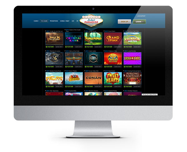 Jackpot Paradise Desktop Casino