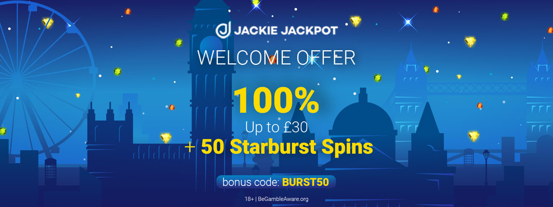 Jackie Jackpot Casino | 2021 UK Casino Awards - Online Casino Bonuses & Reviews!